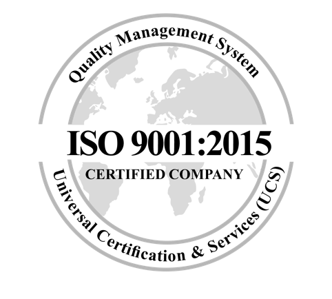 ISO 9001:2015 Certified Company
